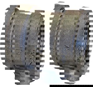 1-1/4X1-1/4X1/2 BLK CI 125# TEE